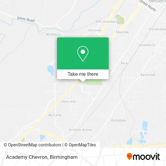 Academy Chevron map