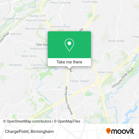 ChargePoint map