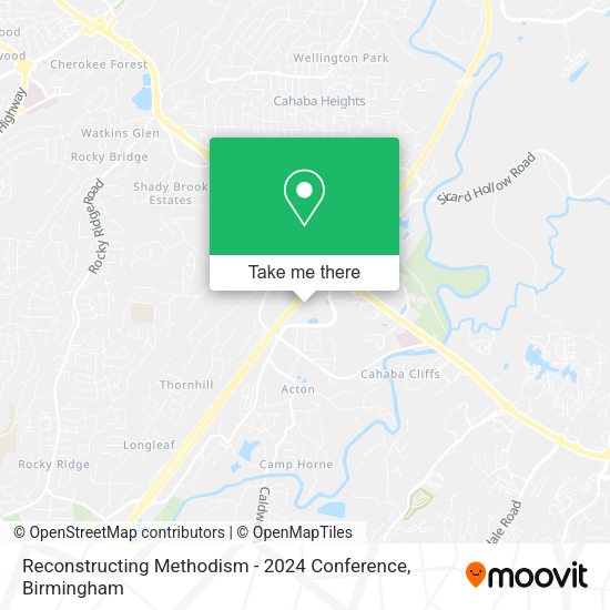 Reconstructing Methodism - 2024 Conference map