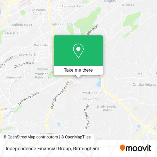 Independence Financial Group map