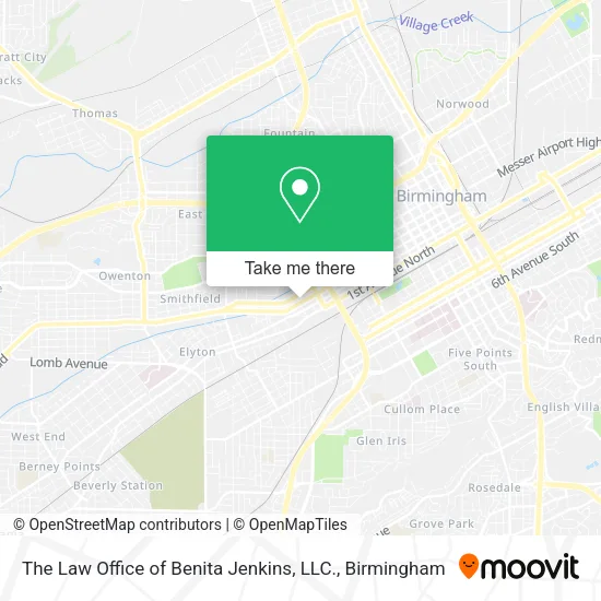 Mapa de The Law Office of Benita Jenkins, LLC.