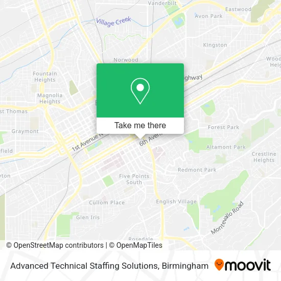 Advanced Technical Staffing Solutions map