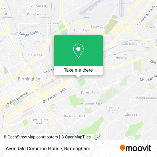 Avondale Common House map
