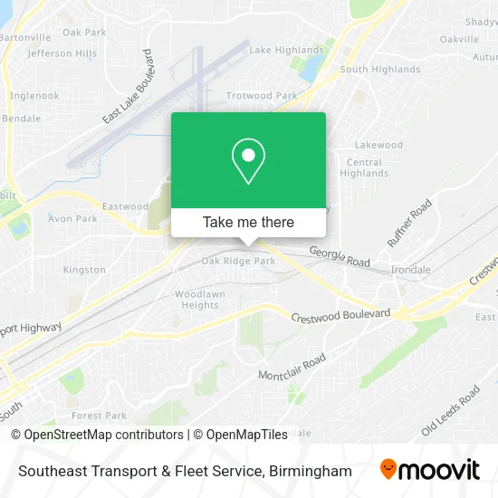 Mapa de Southeast Transport & Fleet Service
