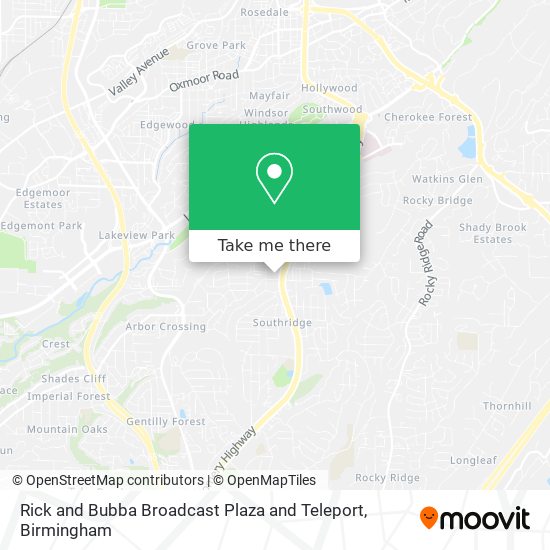 Mapa de Rick and Bubba Broadcast Plaza and Teleport