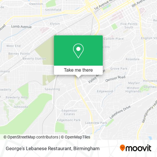George's Lebanese Restaurant map