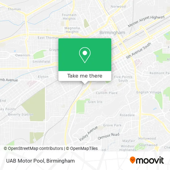UAB Motor Pool map