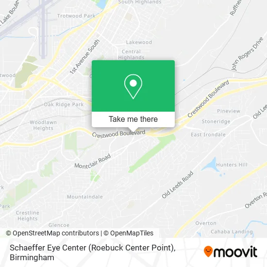 Schaeffer Eye Center (Roebuck Center Point) map