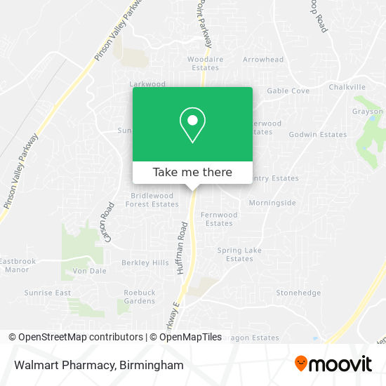 Walmart Pharmacy map