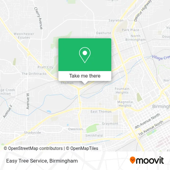 Easy Tree Service map
