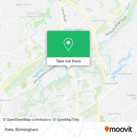 Rate map