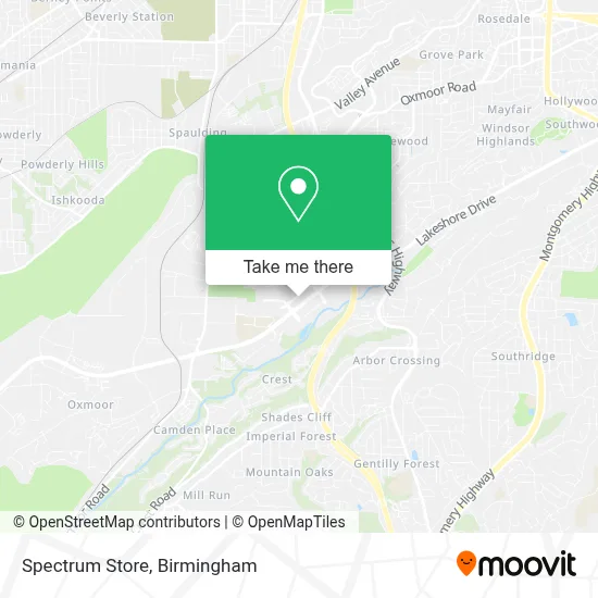 Spectrum Store map