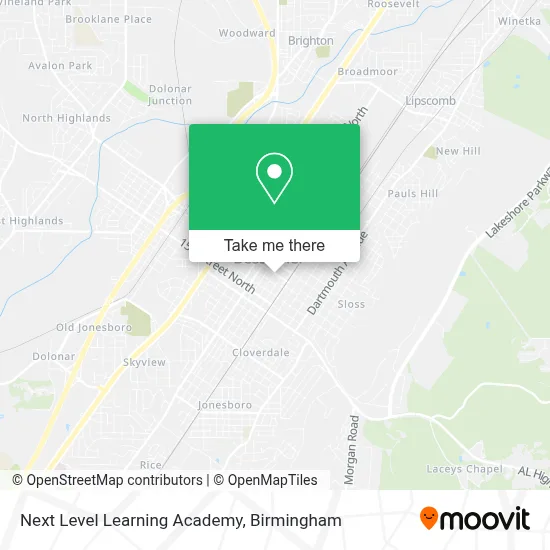 Next Level Learning Academy map