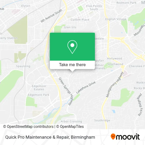 Quick Pro Maintenance & Repair map