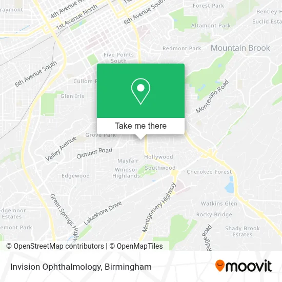 Invision Ophthalmology map