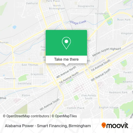 Alabama Power - Smart Financing map