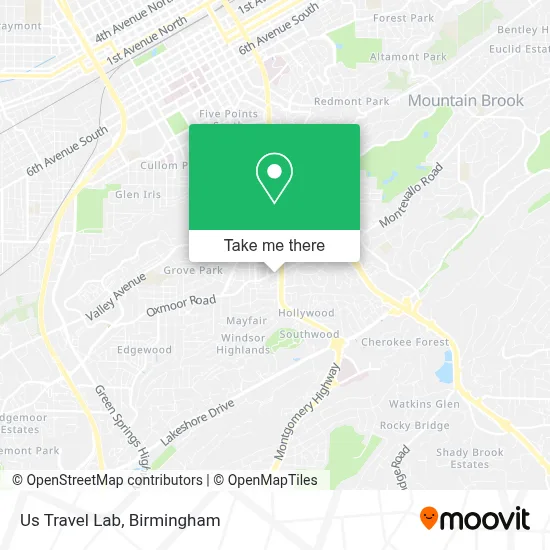 Us Travel Lab map
