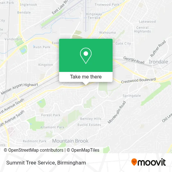 Summit Tree Service map