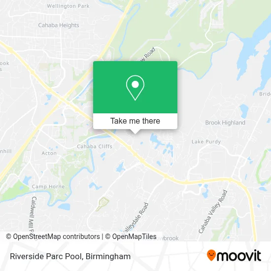 Mapa de Riverside Parc Pool