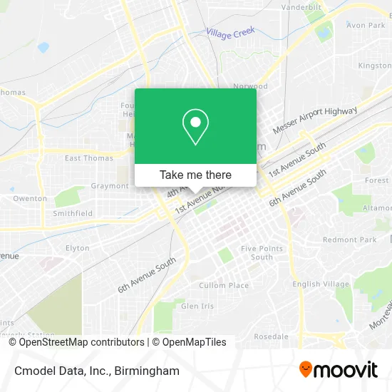 Cmodel Data, Inc. map