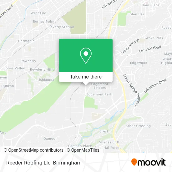 Reeder Roofing Llc map