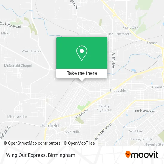 Wing Out Express map