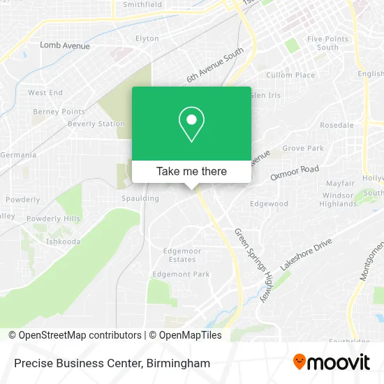 Precise Business Center map