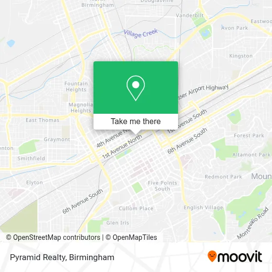 Pyramid Realty map