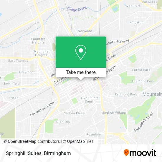 Springhill Suites map