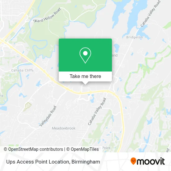 Ups Access Point Location map