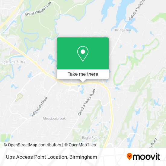 Ups Access Point Location map