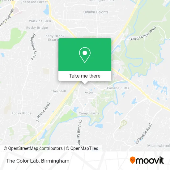 The Color Lab map