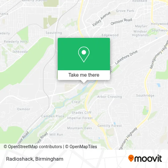 Mapa de Radioshack