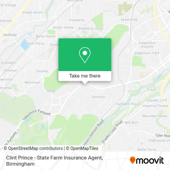 Clint Prince - State Farm Insurance Agent map