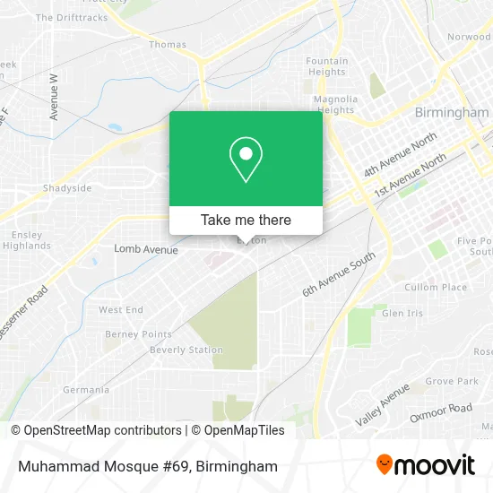 Muhammad Mosque #69 map