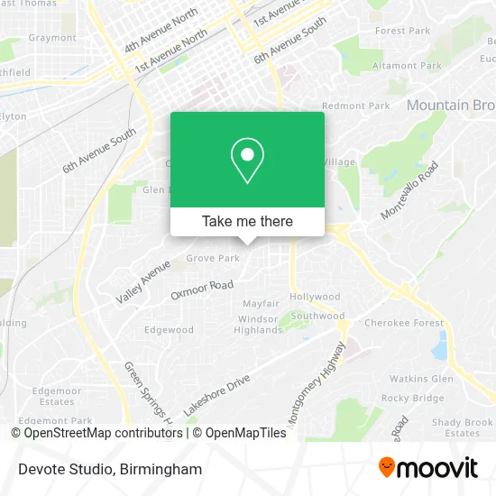 Devote Studio map