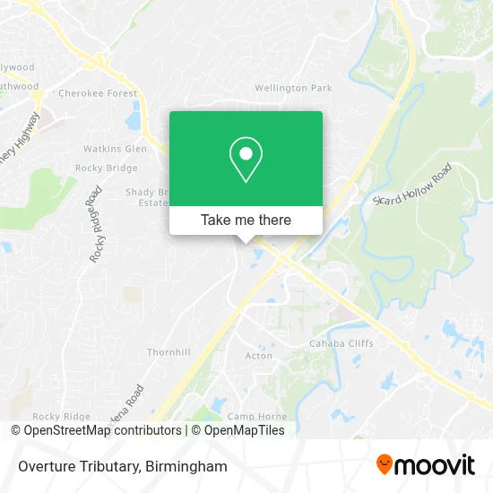Overture Tributary map