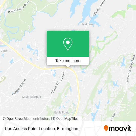 Ups Access Point Location map