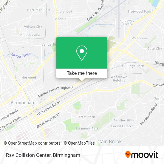Rsv Collision Center map