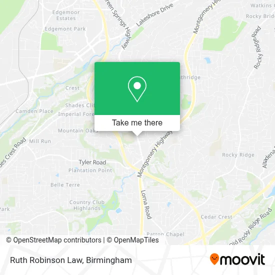 Ruth Robinson Law map