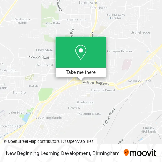 Mapa de New Beginning Learning Development