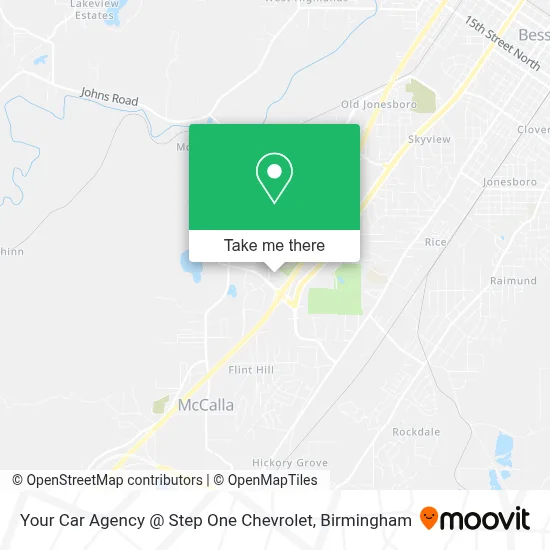 Your Car Agency @ Step One Chevrolet map