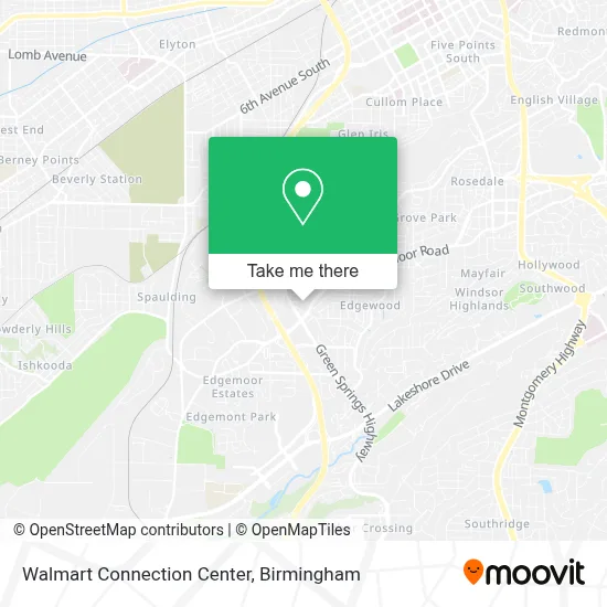 Walmart Connection Center map