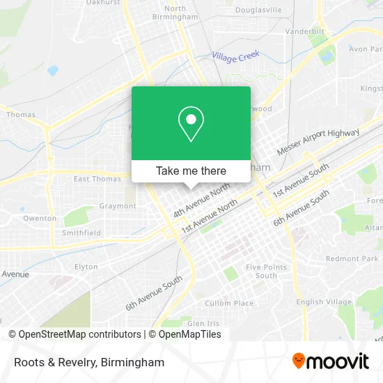 Roots & Revelry map