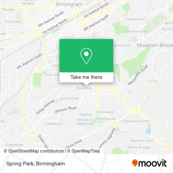 Spring Park map