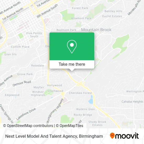 Next Level Model And Talent Agency map