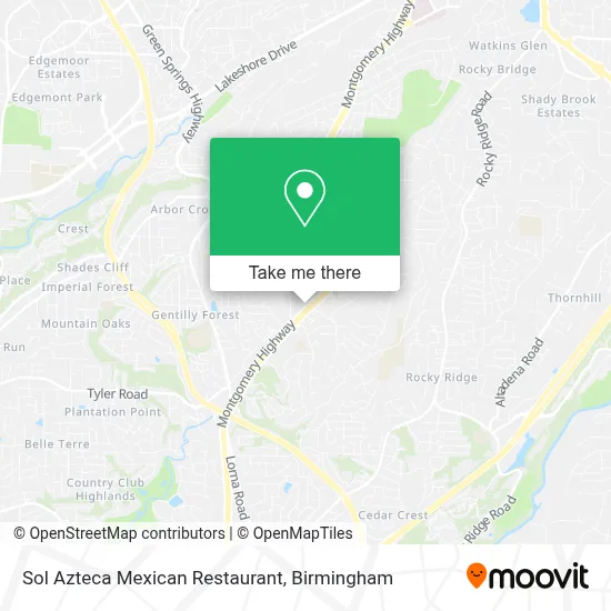 Sol Azteca Mexican Restaurant map