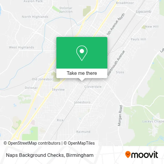 Naps Background Checks map