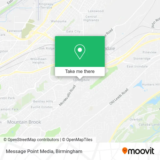 Message Point Media map