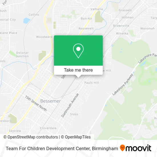 Team For Children Development Center map